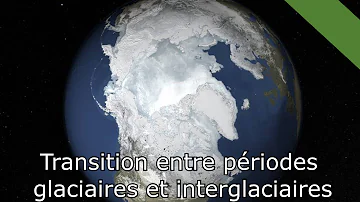 Quels sont les périodes glaciaires ?