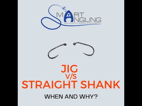 Jig v/s straight shank hooks for nymphs: when and why? - YouTube