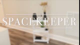 SPACEKEEPER 3 Tier Slim Rolling Storage Cart Mobile Shelving Unit Organizer Rolling Utility Cart