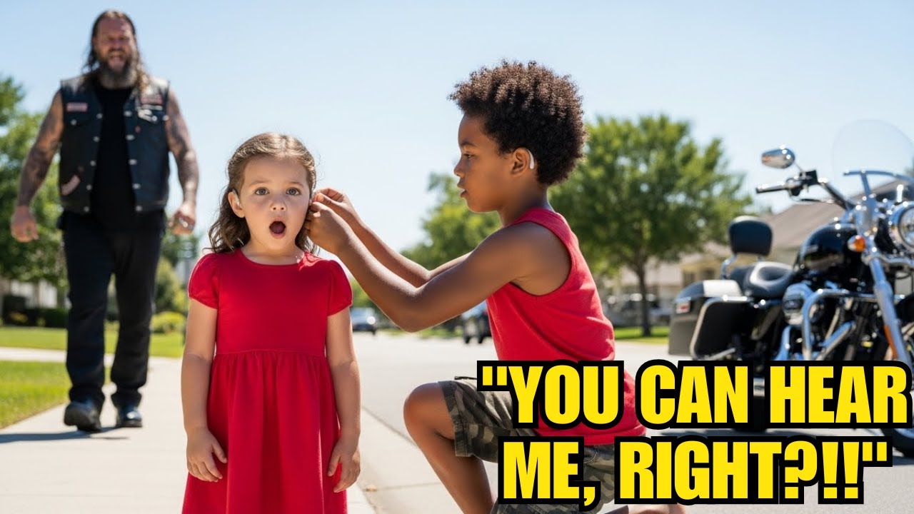 Biker’s Daughter Was Born Deaf Until a Homeless Boy Pulled Out Something Unbelievable