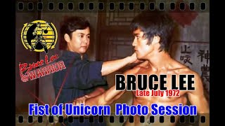 李小龙 BRUCE LEE Fist of Unicorn (Late July 1972) Photo Session Filming set ブルース・リー