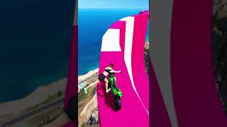 GTA V Dangerous Stunt On Mount Chiliad Ep.39 #Shorts