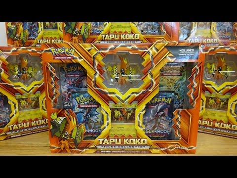 Opening 11 Tapu Koko Figure Collection Boxes 