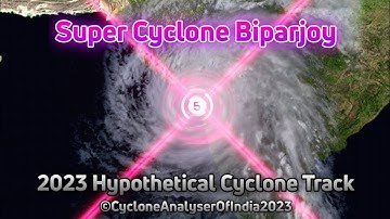 Cyclone Biparjoy Hypothetical Animation | The Track Of Cyclone Biparjoy (2023)