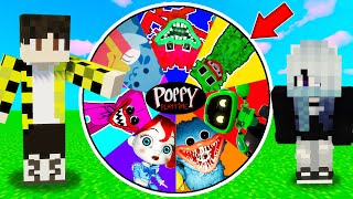 НАШЛИ POPPY PLAYTIME КОЛЕСО ФОРТУНЫ В МАЙНКРАФТ ! ХАГГИ ВАГГИ МИССИ КИССИ КУКЛА ПОПИ SCP HUGGY WUGGY