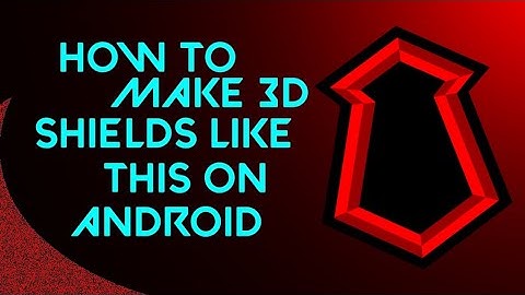 HOW TO MAKE 3D SHIELD FOR LOGO||TRACKBLASTER||TBNGFX