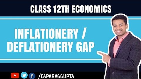 Class 12th Economics: Inflationary & Deflationary gap (by CA. Parag Gupta)