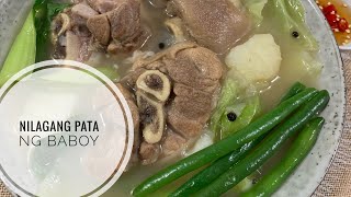 Nilagang Pata | Pork Hock Soup