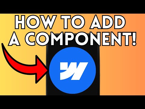 How To Create A Component In Webflow (Full Guide) 2025!