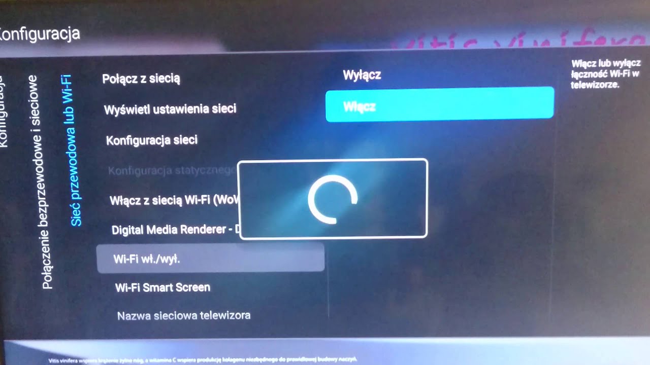 Problem z wlaczeniem WIFI w TV Philips YouTube