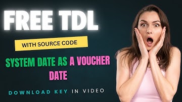 Tally Free TDL | System Date as a Voucher Date | TDL With Om