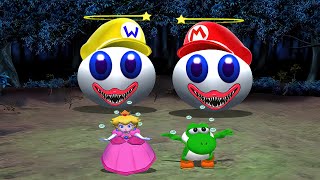Mario Party 8 Minigames - Princess Peach Vs Mario Vs Wario Vs Yoshi (Hardest Difficulty)