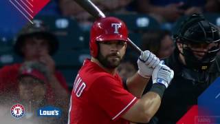 Mitch Moreland takes a walk-up to the country