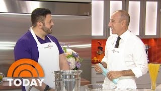 Adam Richman Bakes Up A Spaghetti Pie: ‘Family Dinner Dream’ | TODAY