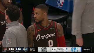 DAME TIME! Dallas Mavericks VS Portland Trail Blazers WILD Final Moments! 2021 NBA Season