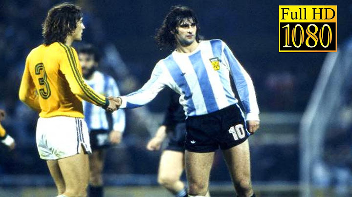 Argentina - Brazil World Cup 1978 | Full highlight -1080p HD | Mario Kempes - Zico
