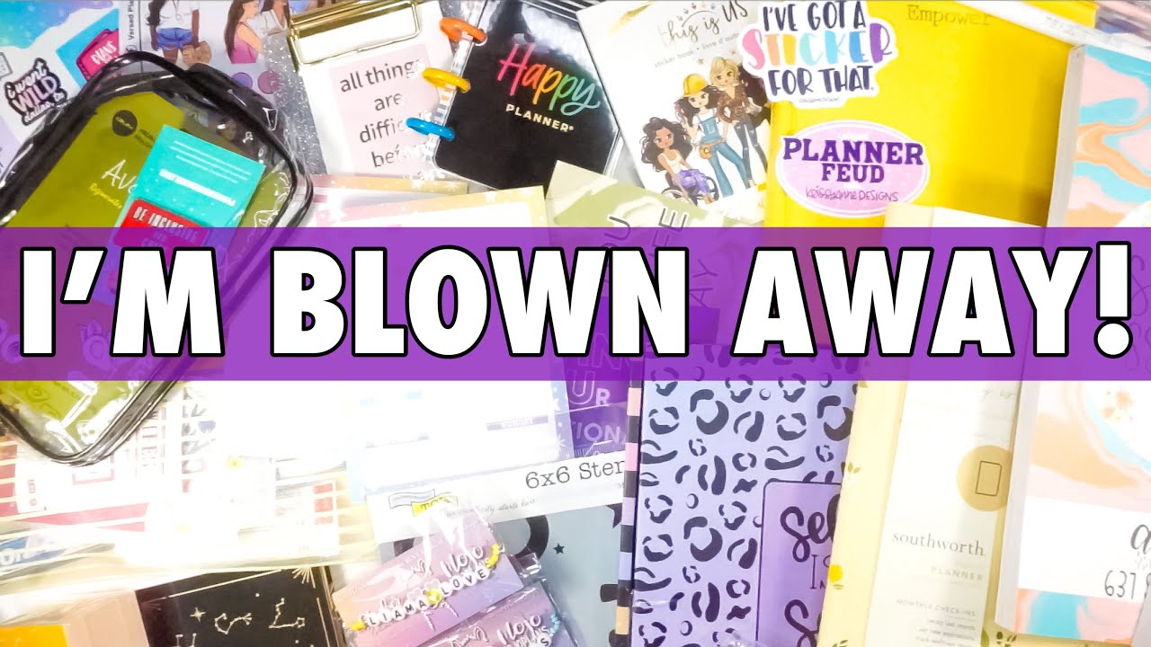 HUGE 2024 Go Wild Planner Swag Haul + Flip Through | Happy Planner, EC ...