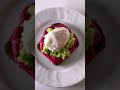 Fashion avocado toast with poached egg and pink hummus! Beautiful breakfast!❤️‍🔥