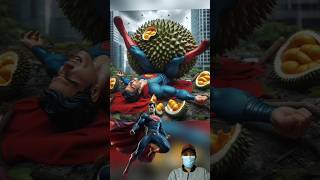 superheroes is crushed by a giant durian part 1💥Avengers vs DC-All Marvel Characters #avenger #dc