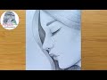 How to draw a sad girl - step by step / Pencil Sketch