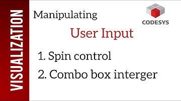 Codesys Visualization Tutorials | Combo Boxes Integer & Spin Controls | #CODESYS #ui #programming