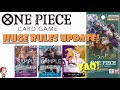 Huge one piece tcg ruling update op08 two legends faq need to know one piece tcg news