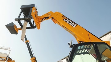 All new JCB Telehandler side engine design preview at Excon 2019