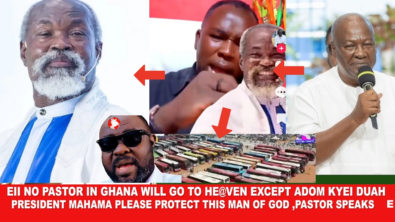 EII Ни один пастор в Гане не попадёт в рай, кроме Адома Кьеи Дуа, президента Махамы. Давайте все ...