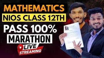 Nios Class 12th Mathematics (311) Very Very Important Questions with Solutions.​