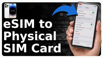 How To Convert eSim To A Physical Sim Card