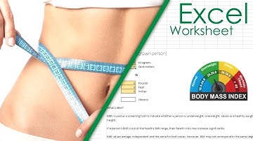 BMI and BMR Calculator Excel Sheet | Spreadsheet Download