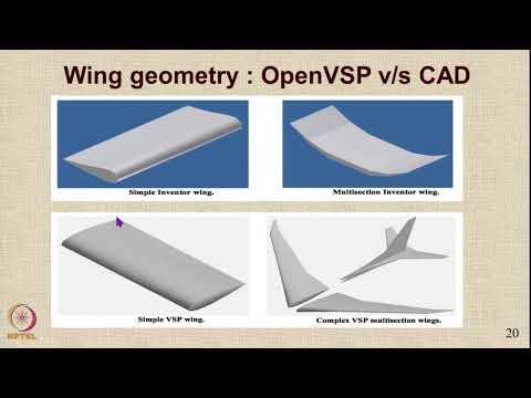 Lecture 39 : Tutorial on OpenVSP