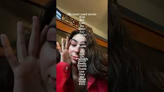 Common Words Used By A Young Woman