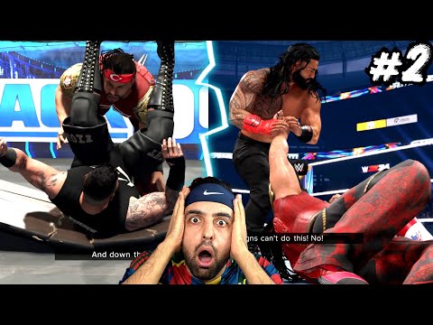 KEMER MAÇINI ROMAN REİGNS BASTI 😱 TURKO MASAYI KIRDI ! WWE 2K24 İYİ KARİYER #2