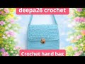Crochet hand bag 