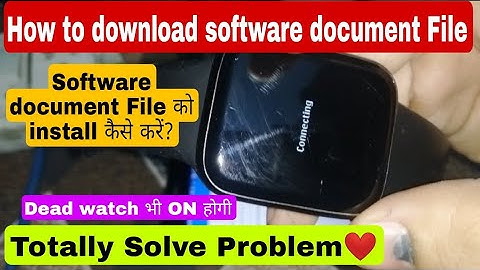 Smartwatch Not Turning On Solution | Smartwatch not working | Problem solved |smartwatch not work