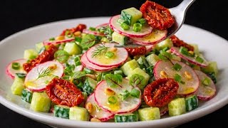 Ein 5-Minuten-Salat 🥦, der Bauchfett verbrennt; ich habe in einem Monat 5 Kilogramm abgenommen.