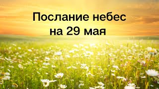 Послание небес на 29 мая. Надежда.