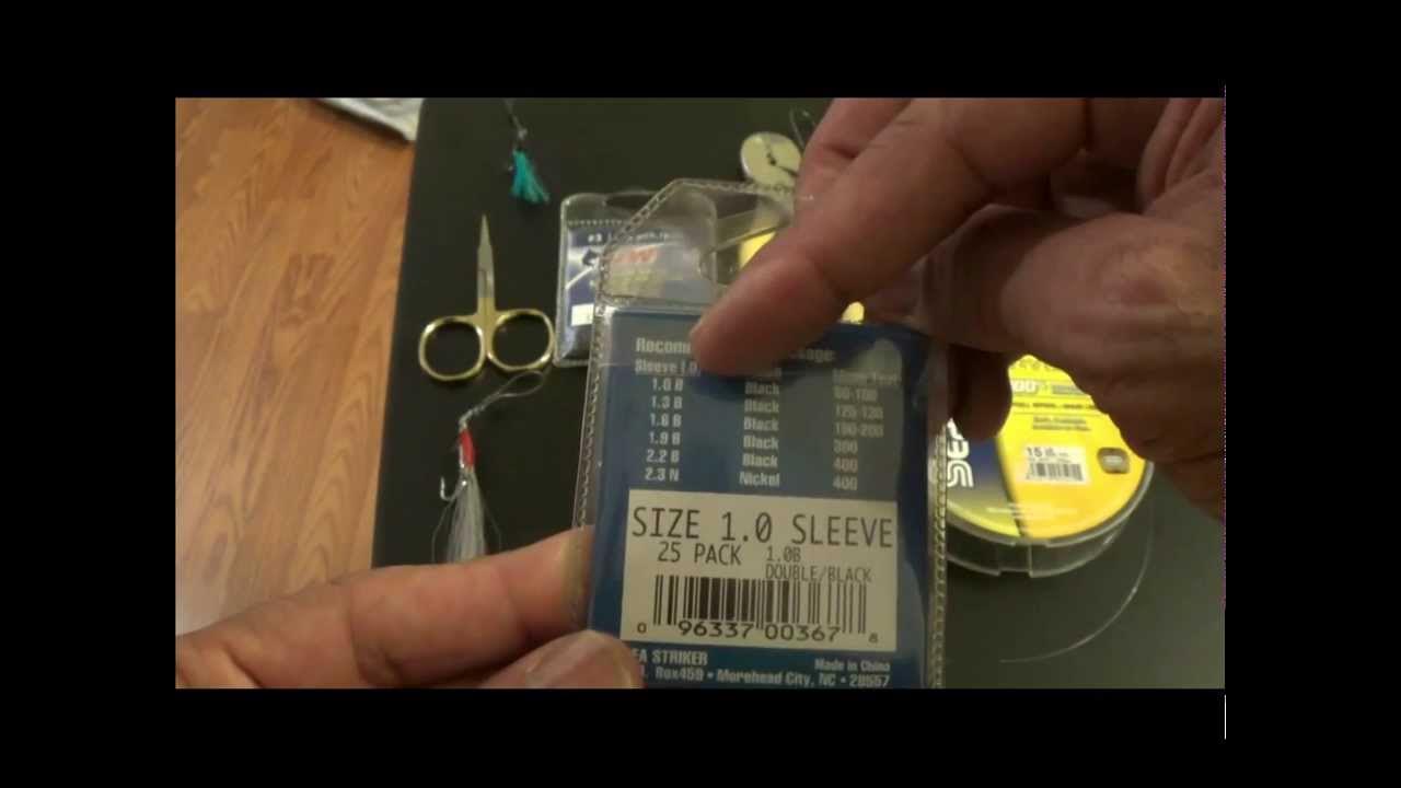 How to tie quick slip stinger hooks for stripers and redfish YouTube