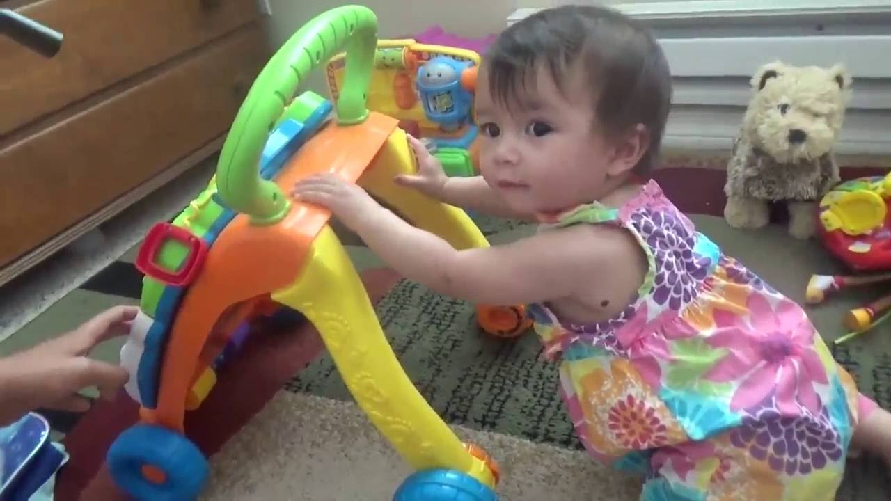 VTECH Sit To Stand Learning Walker Review YouTube