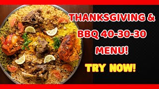 Zone Diet Holiday Feast: Thanksgiving & BBQ 40-30-30 Menu! Healthy Start