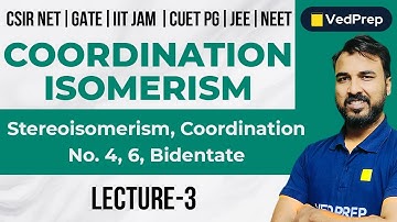 Isomerism in coordination complexes | L-3 |CSIR-NET | GATE | IIT-JAM | DU | BHU