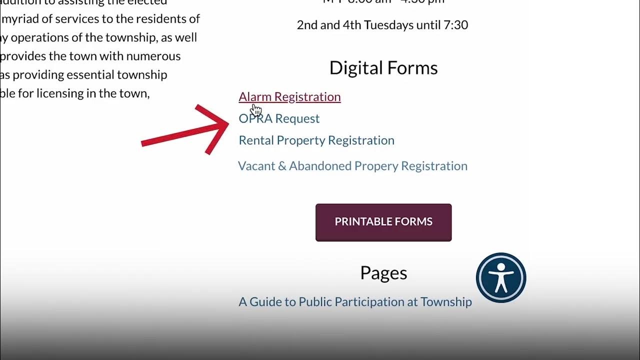 Submitting An OPRA Request AT HILLSBOROUGH TOWNSHIP New Jersey YouTube