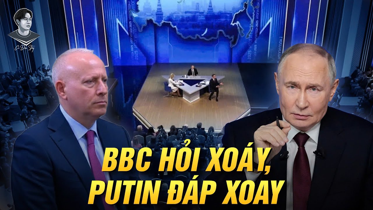 BBC HỎI ĐỂU NHƯNG ÔNG PUTIN PHẢN BIỆN KO TRƯỢT PHÁT NÀO, CÀ KHỊA LUÔN VỤ BỊ TRUMP KIỆN