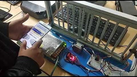 prototype pintu gerbang otomatis menggunakan Arduino  via smartphone