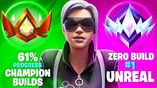 Speed Running Unranked to UNREAL in Builds and Zero Builds (Fortnite Season 2)