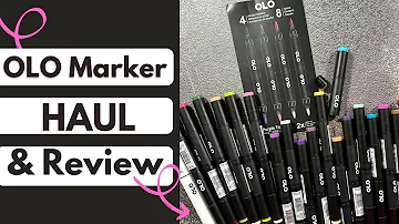 Must See! Haul, Review & Copic Comparison | OLO Alcohol Markers #olomarker #alcoholmarkers