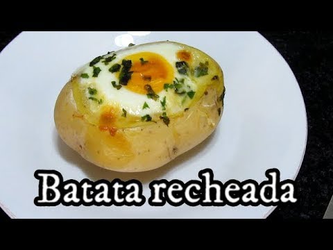 Vídeo: Receita De Batata Recheada Com Ovos