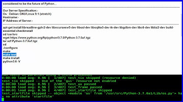 How To Install Python 3.7 on Debian 9.1 Stretch