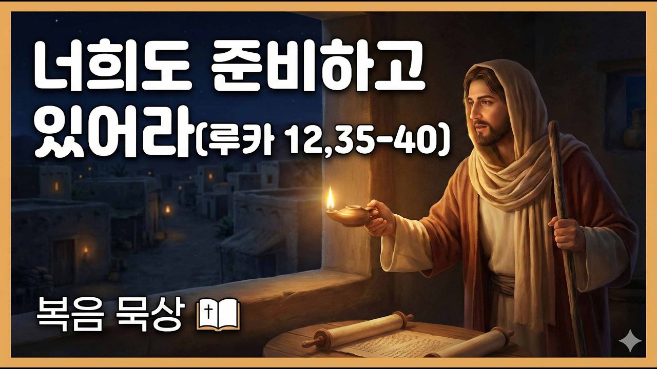 너희도 준비하고 있어라(루카 12,35-40)